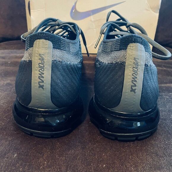 Nike Womens Air VaporMax 'Midnight Fog'  Black 6 US 36.5 EUR 3.5 UK 849557-009 - Picture 10 of 15
